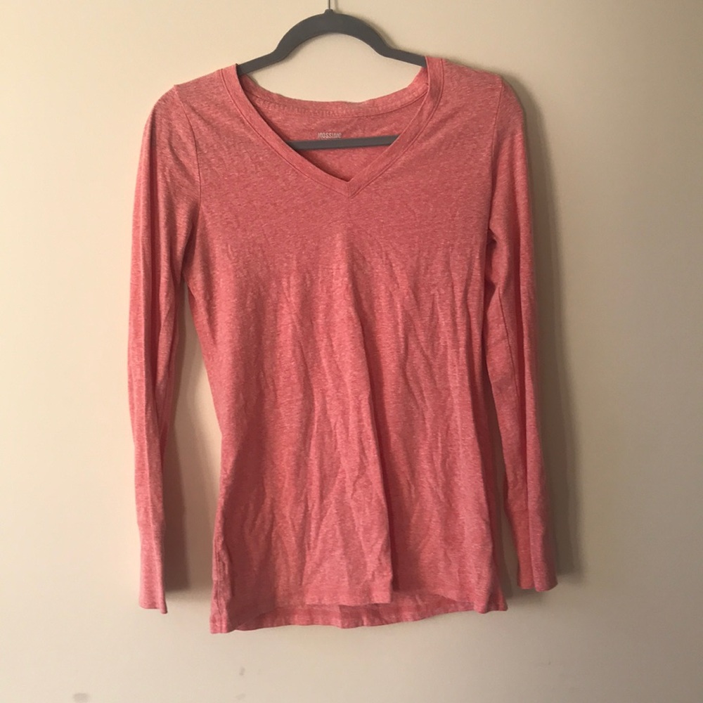 Pink long sleeve tee